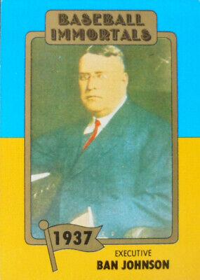 Ban Johnson #7 Baseball Cards 1980 Baseball Immortals