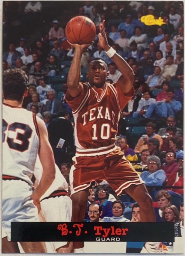 B. J. Tyler #57 Basketball Cards 1994 Classic Draft