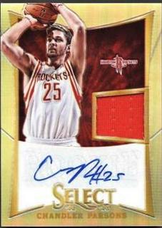 Chandler Parsons Jersey Autograph Prizm