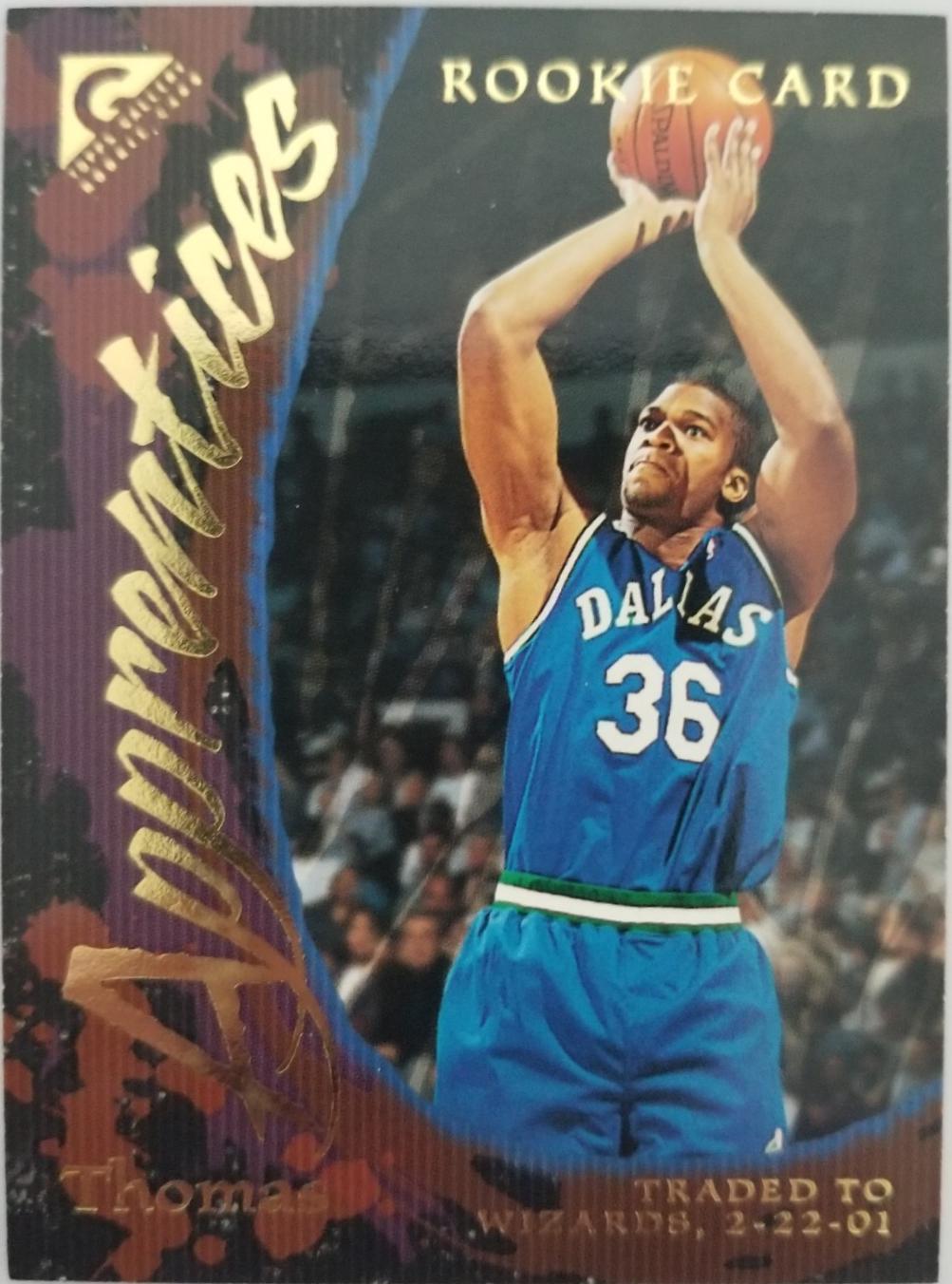 Etan Thomas #137 2000-01 Topps Gallery Basketball