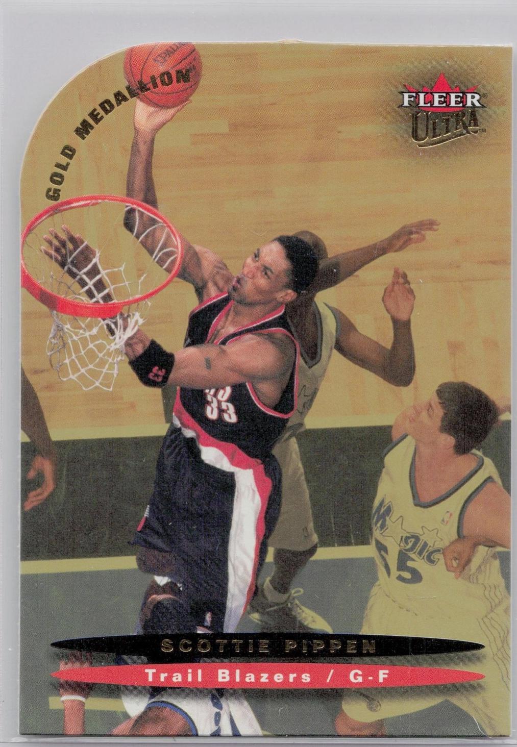 Scottie Pippen #154 2003 Ultra Gold Medallion Basketball