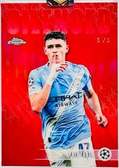Phil Foden [Red] #SHH-10 Prices | 2025 Topps Chrome UEFA Silenced