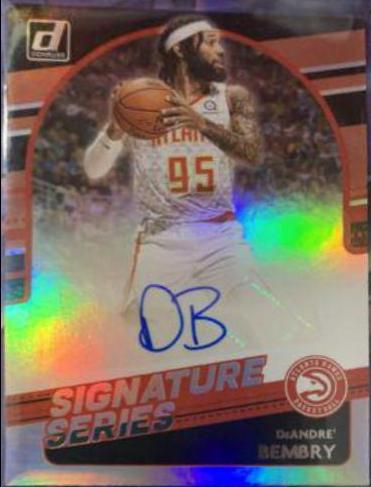 DeAndre' Bembry Basketball Cards 2020 Donruss Signature Series