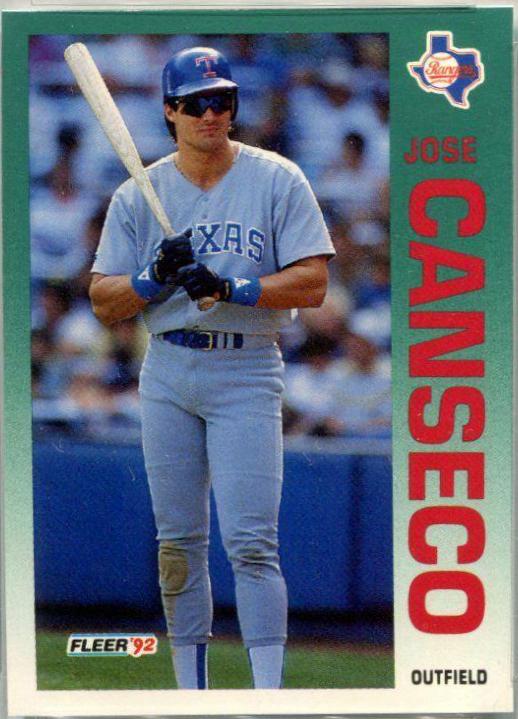 Jose Canseco #U-59 Baseball Cards 1992 Fleer Update