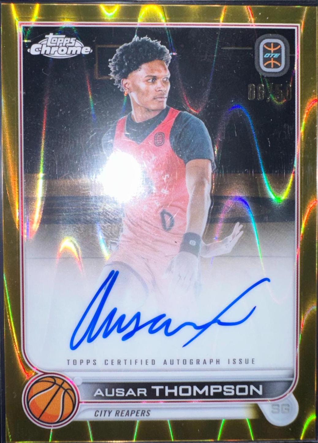 アーリング ハーランド Topps Chrome Gold Ray Wave アーリング ハーランド Topps Chrome Gold Ray Wave アーリング