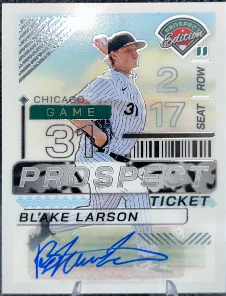 Blake Larson [Holo Ticket Signature] #28 Prices | 2024 Panini Prospect ...