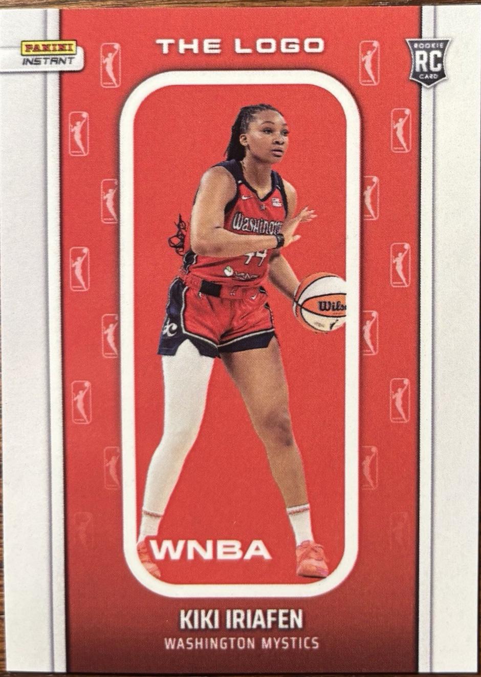 2025 Panini Instant WNBA The Logo Kiki Iriafen #25 card