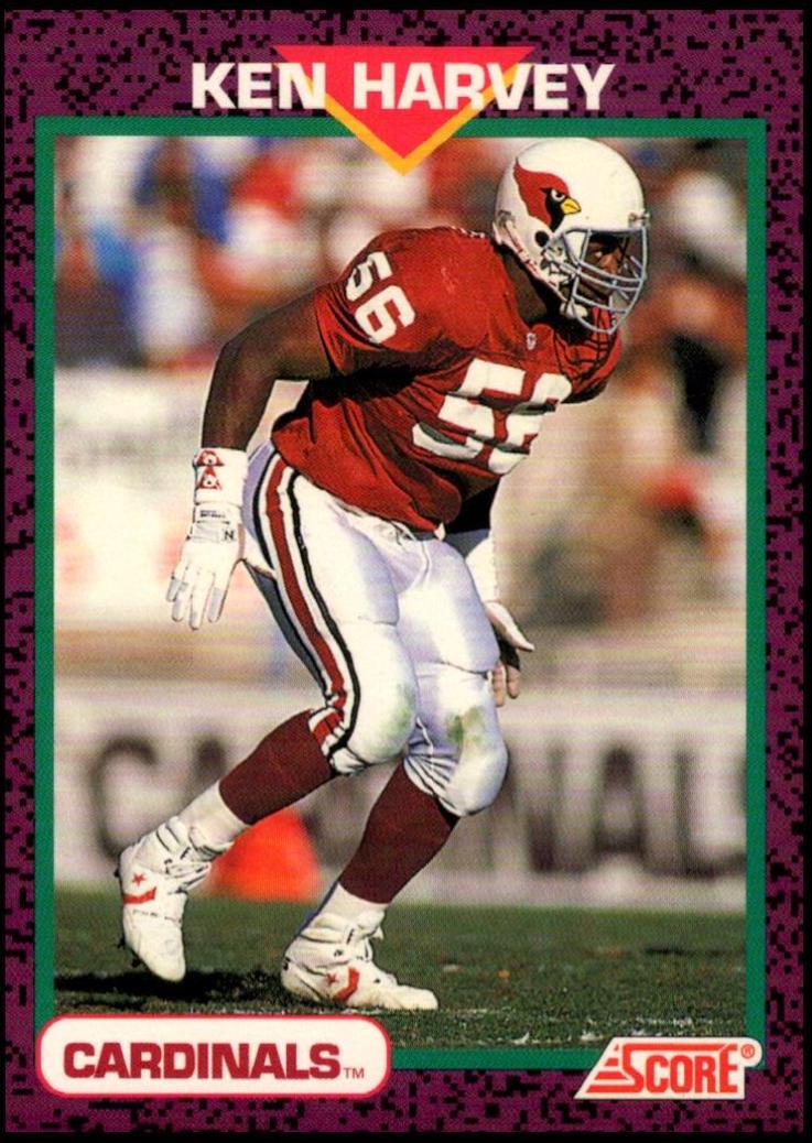 Ken Harvey #3 Football Cards 1992 Panini Score Young Superstars