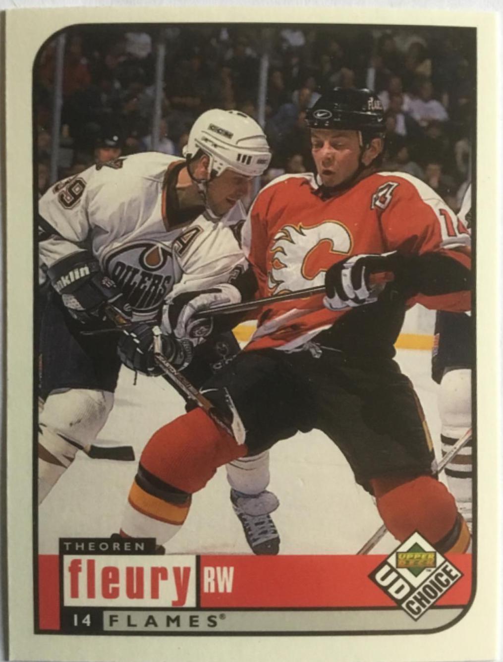 Theoren Fleury #34 Hockey Cards 1998 Upper Deck