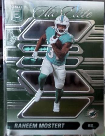 Raheem Mostert #3 Football Cards 2024 Panini Donruss Elite The Elite