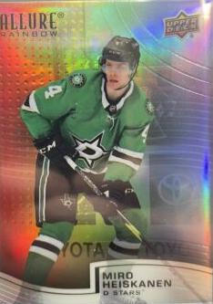 Miro Heiskanen #R-69 2021 Upper Deck Allure Rainbow Hockey