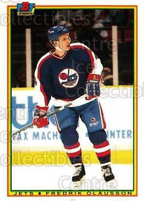 Fredrik Olausson #135 Hockey Cards 1990 Bowman Tiffany