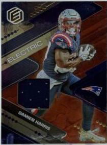 Damien Harris #ELE-2 Football Cards 2022 Panini Elements Electric