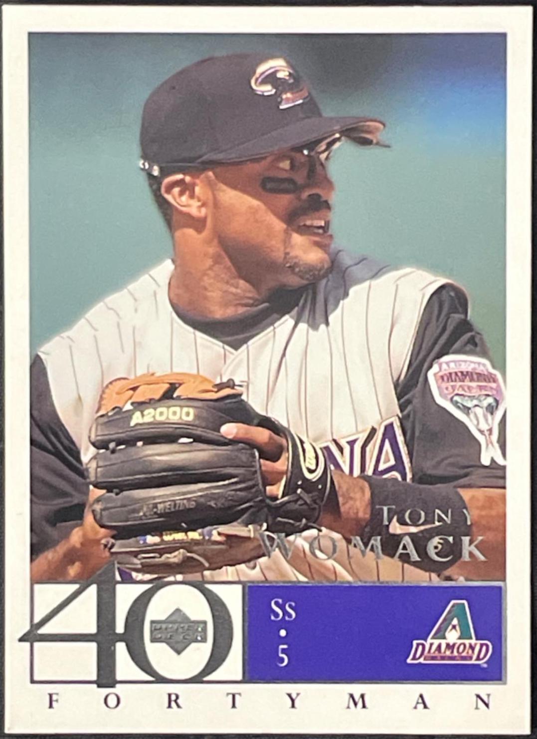 Tony Womack #496 Baseball Cards 2003 Upper Deck 40 Man