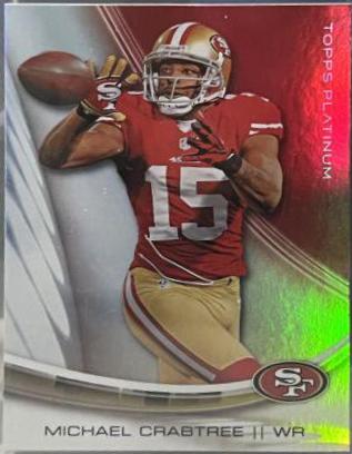 Michael Crabtree #24 Football Cards 2013 Topps Platinum