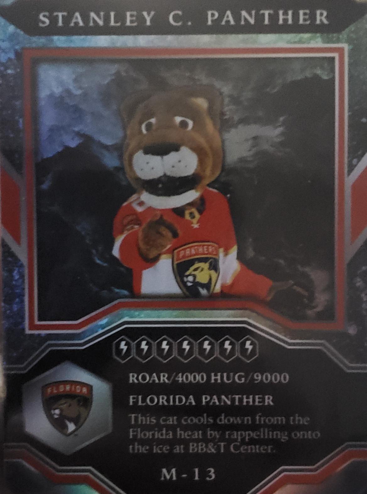 Stanley C. Panther #M-13 Hockey Cards 2021 Upper Deck MVP Mascots Gaming