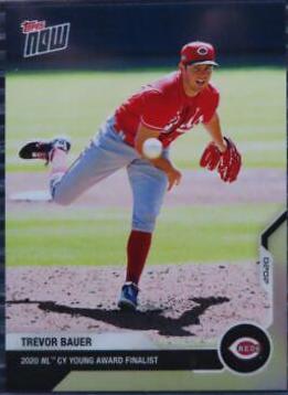 Trevor Bauer #OS-09 Baseball Cards 2020 Topps Now Off Season