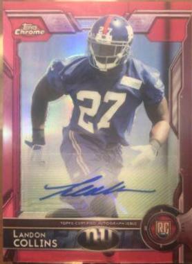 Landon Collins [Autograph Pink Refractor] #118
