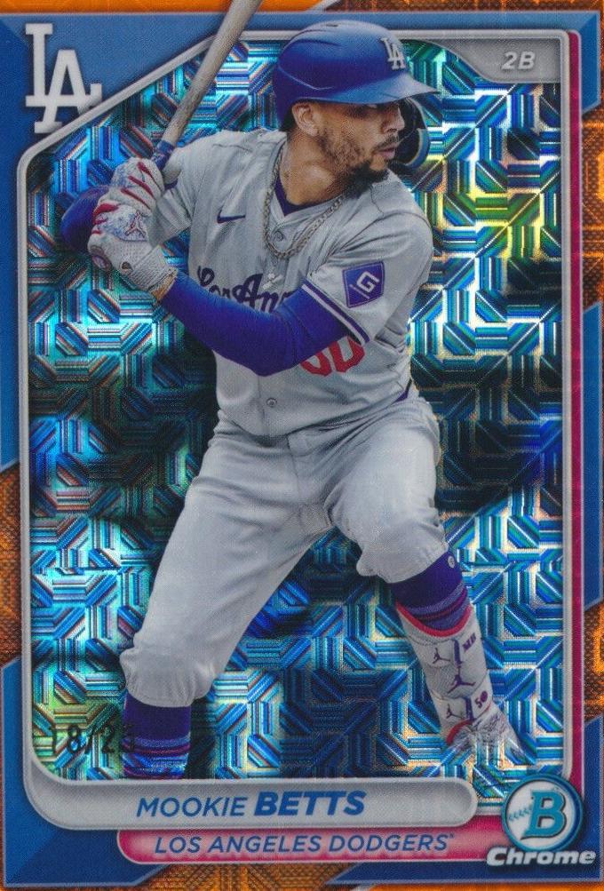 Mookie Betts [Orange Mojo Refractor] #62