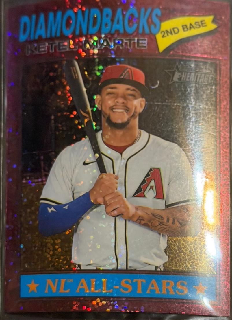 Ketel Marte [Burgundy Sparkle Chrome] #220