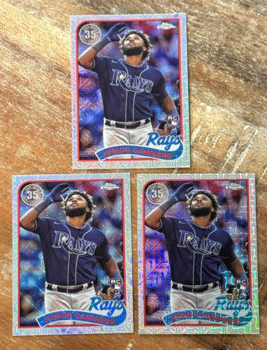 Junior Caminero #2T89C-63 Baseball Cards 2024 Topps 1989 Chrome Silver Pack