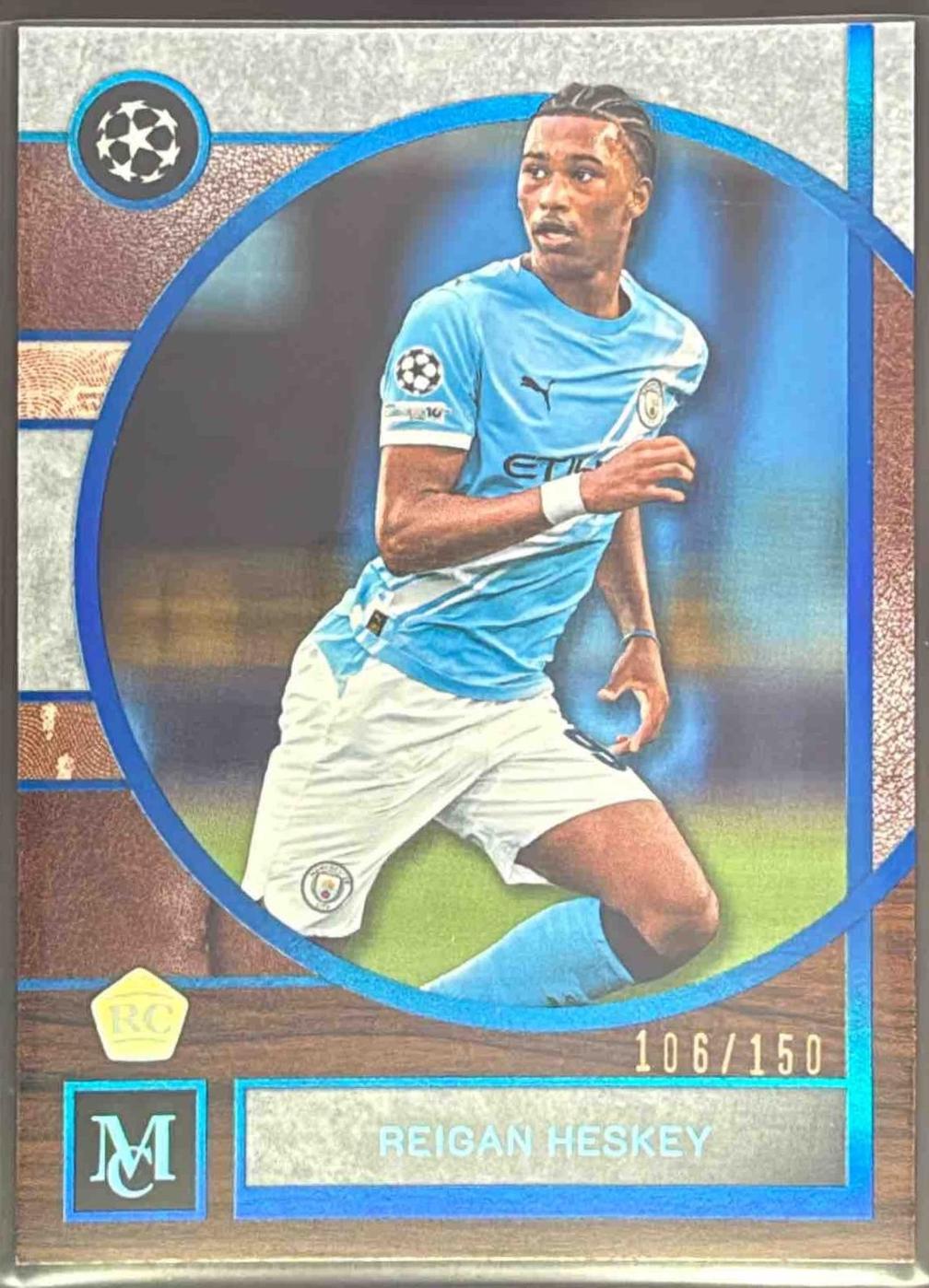 Reigan Heskey #92 2025 Topps Museum Collection UEFA