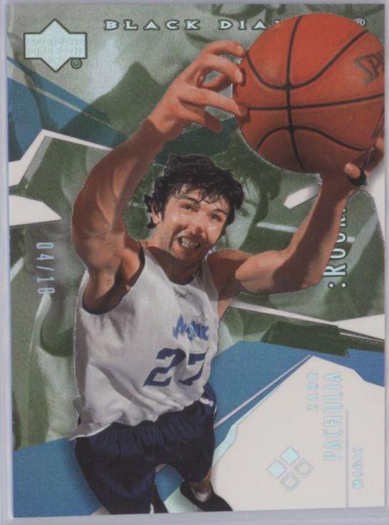 Zaur Pachulia #124 Basketball Cards 2003 Upper Deck Black Diamond
