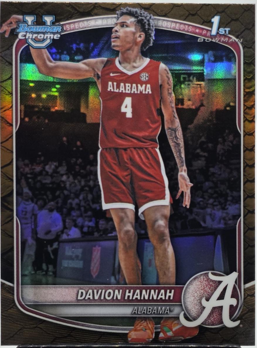 Davion Hannah #BCP-46 2025-26 Bowman Basketball Chrome Prospects