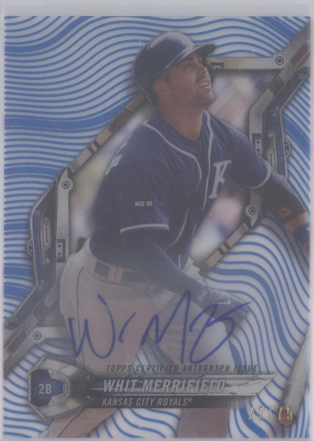 Whit Merrifield [Autograph Blue] #HT-WM