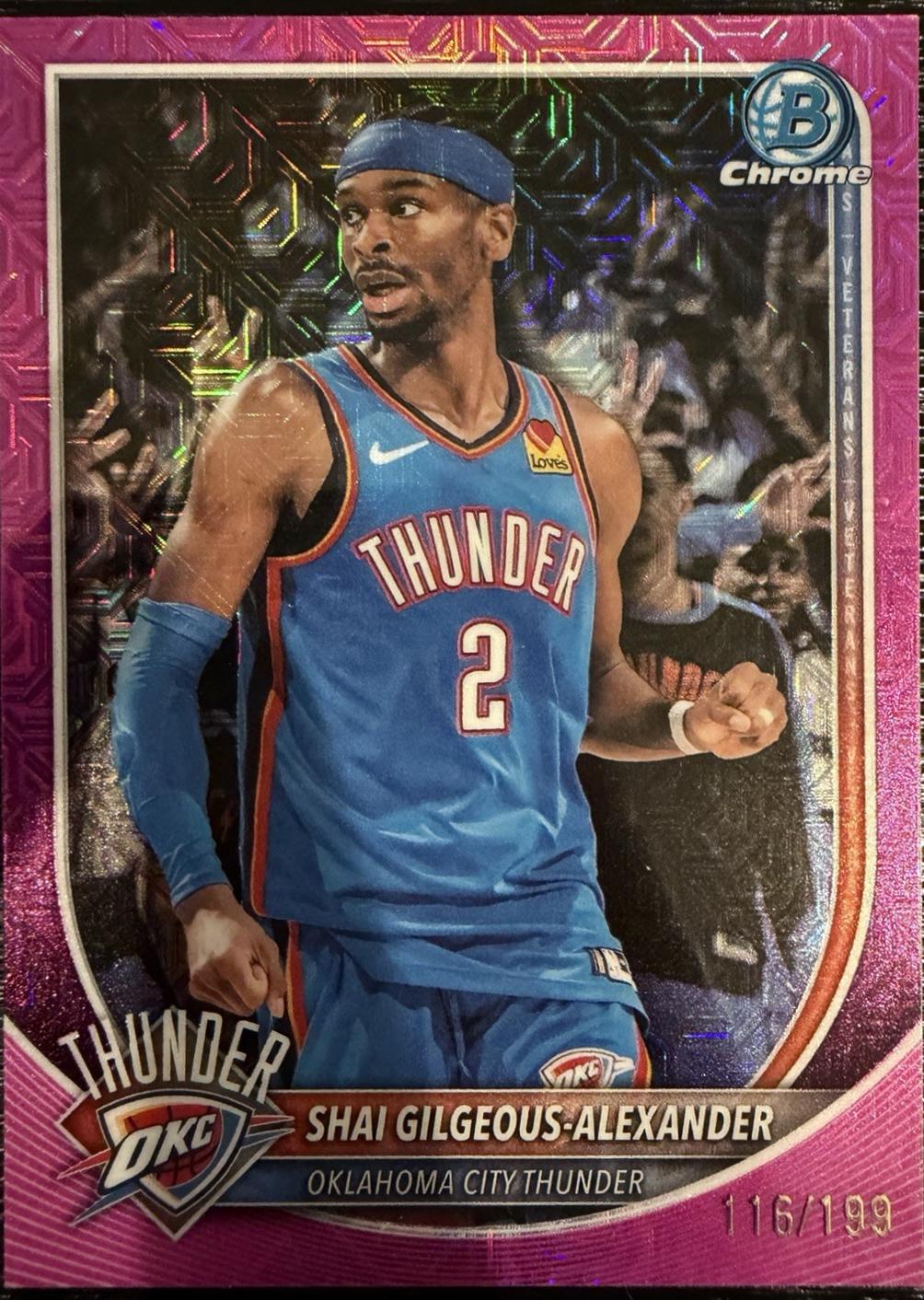 Shai Gilgeous-Alexander [Fuchsia Refractor] #BCV-106