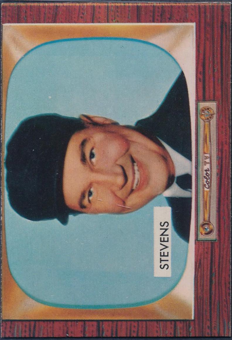John W. Stevens #258 Baseball Cards 1955 Bowman