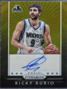Ricky Rubio [Gold Prizm] #RRU