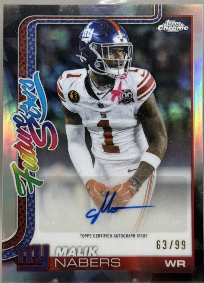 Malik Nabers [Refractor] #FSA-MN