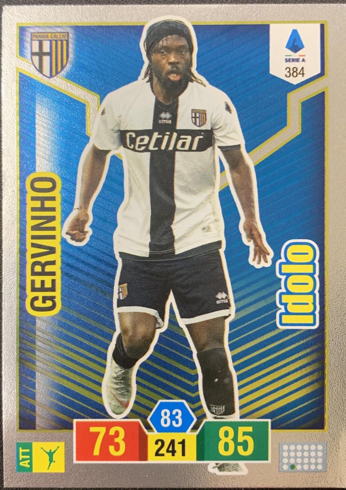 Gervinho #384 2019 Panini Calciatori Adrenalyn XL Soccer