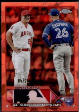 Mike Trout, Matt Chapman [Orange] #USCS313