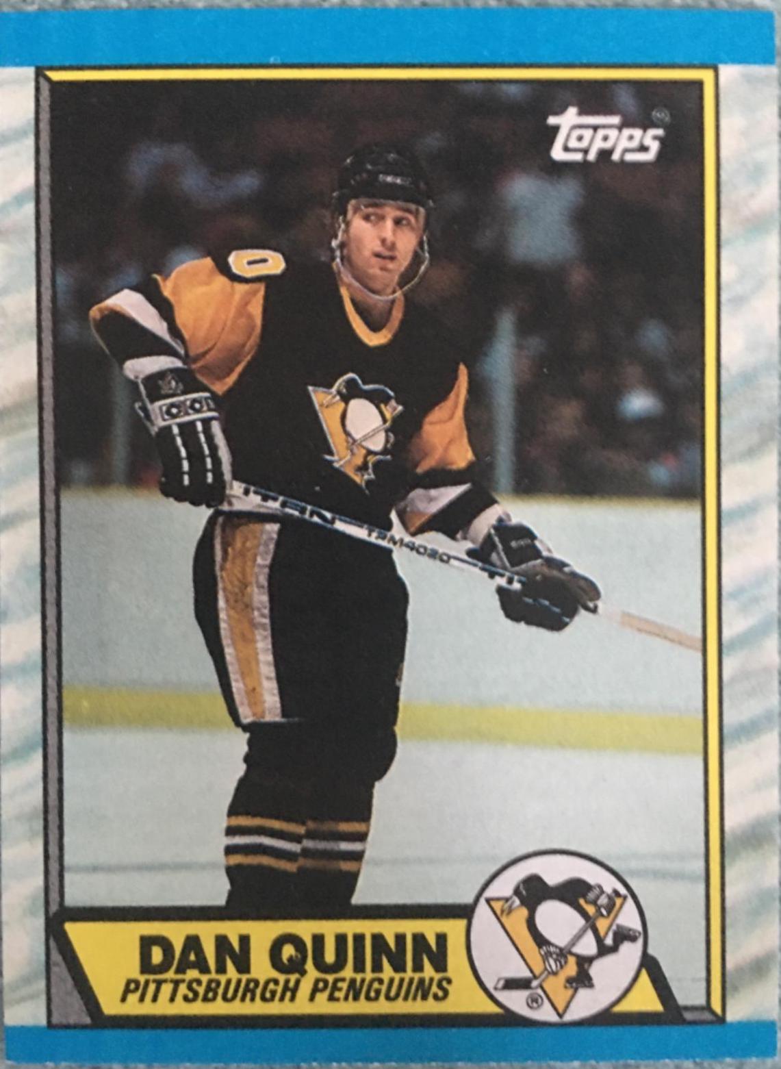 Dan Quinn #152 Hockey Cards 1989 Topps