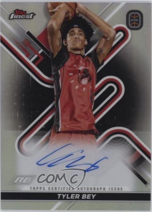 Tyler Bey #FA-TB 2022 Topps Finest Overtime Elite Autograph Basketball