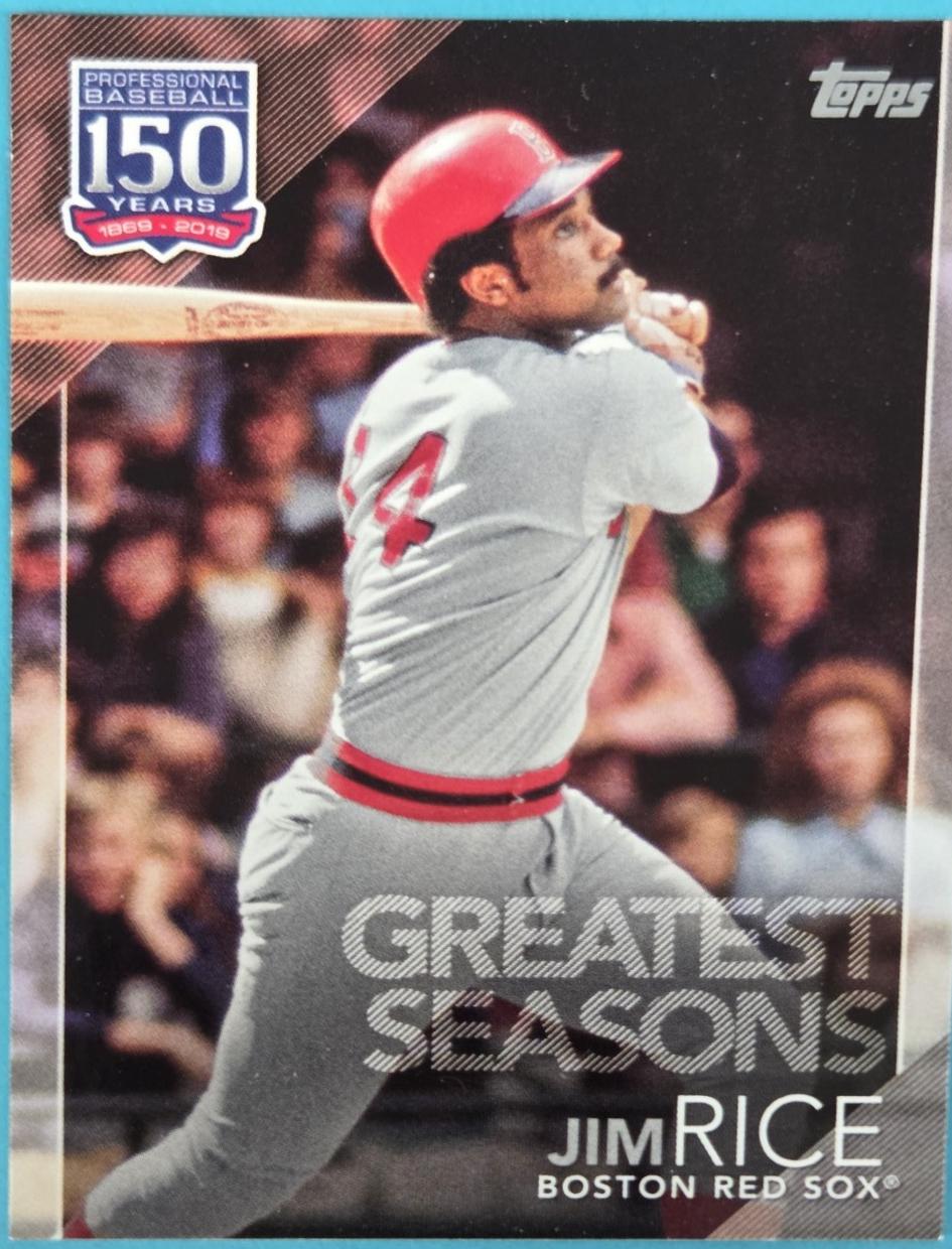 Jim Rice #150-150 2019 Topps 150 Years of Professional Baseball