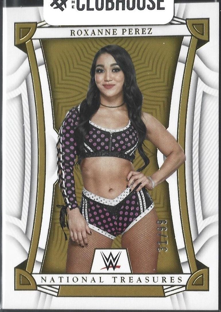 Roxanne Perez #7 Wrestling Cards 2023 Panini Chronicles WWE National Treasures