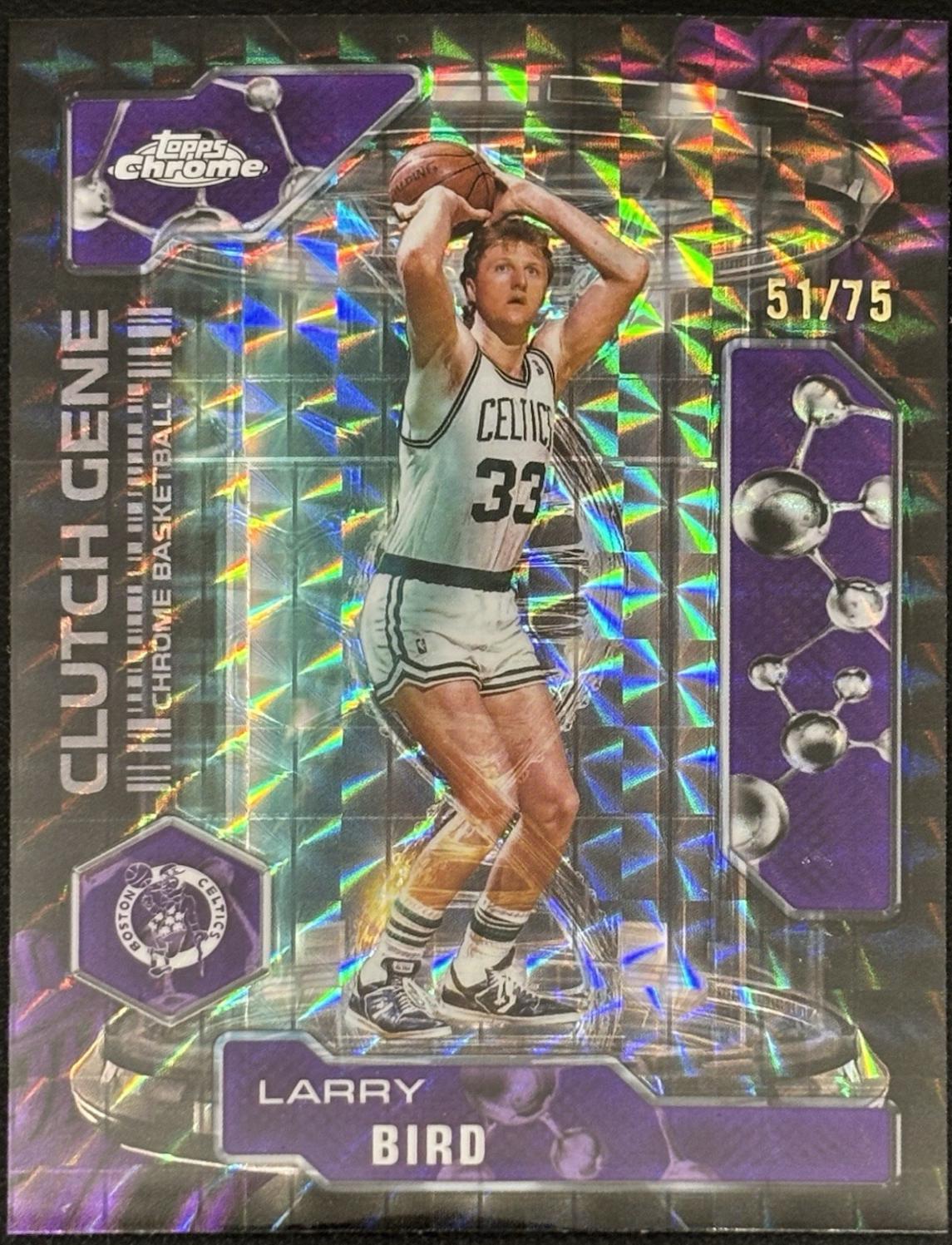 Larry Bird [Refractor Purple] #CG-30