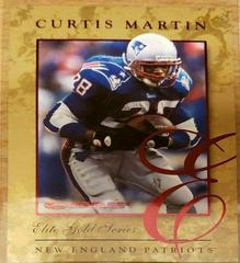 Curtis Martin [Gold] #4 Football Cards 1997 Panini Donruss Elite Prices