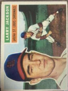 1956 Larry Jackson [White Back] #119