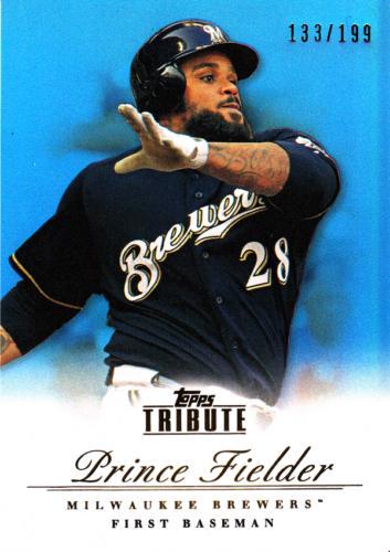 Prince Fielder #18 Baseball Cards 2012 Topps Tribute