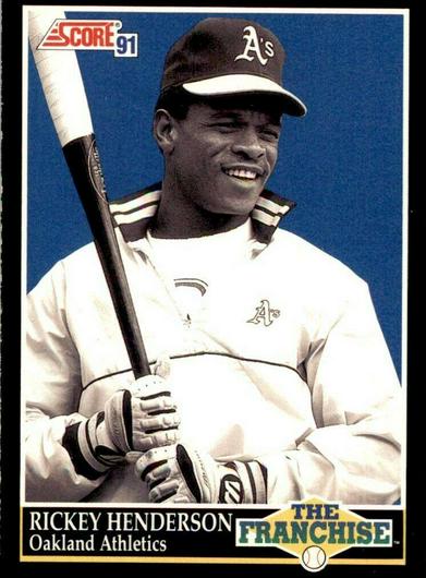 Rickey Henderson #857 Cover Art