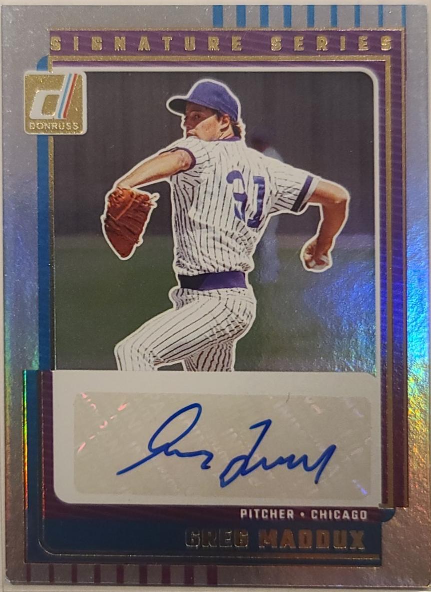 Greg Maddux #SG-GMX 2025 Panini Donruss Signature Series Baseball