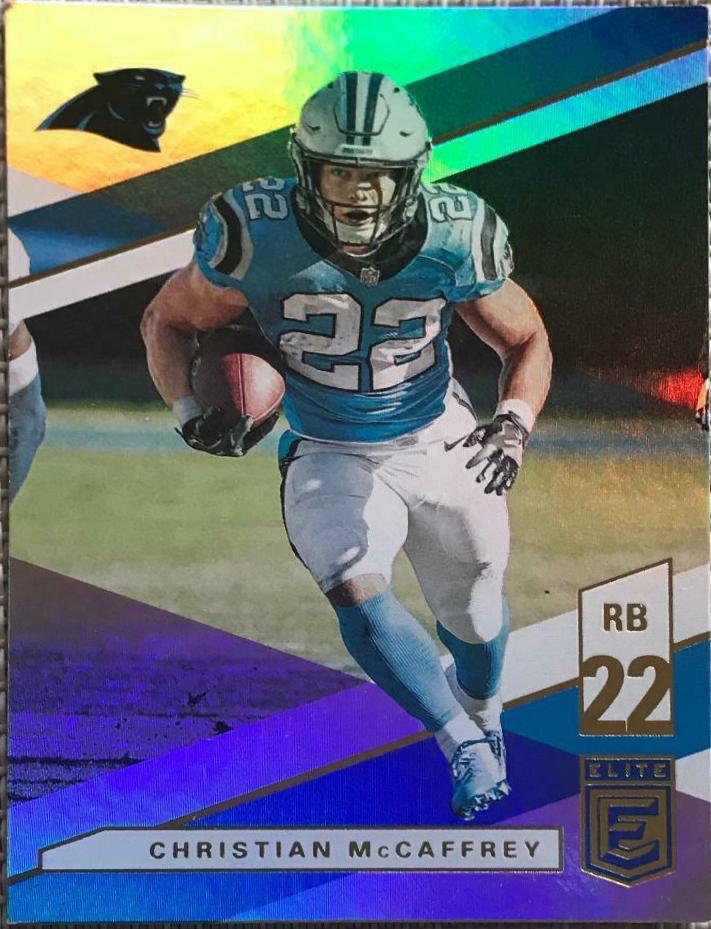 Christian McCaffrey #55 2019 Panini Donruss Elite Football