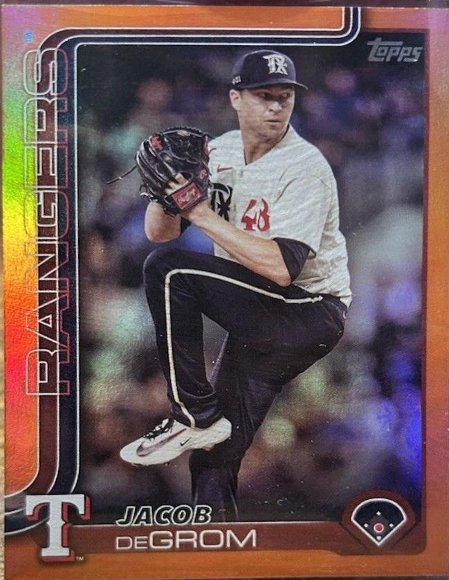 Jacob deGrom [Orange Foil] (2025 Topps)