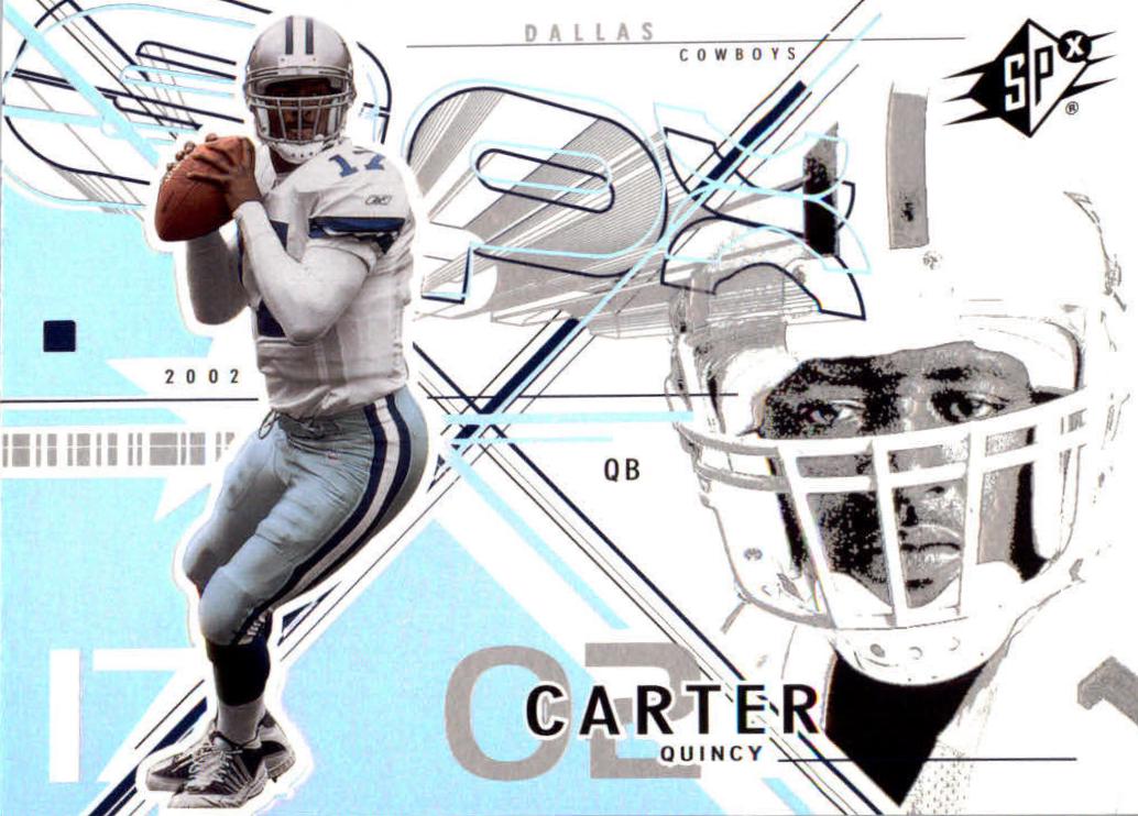 Quincy Carter #47 Football Cards 2002 Spx