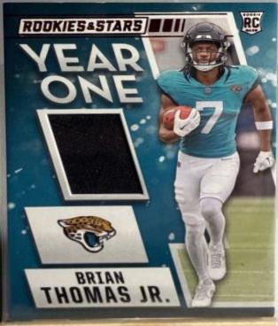 Brian Thomas Jr. #YO-BTR Football Cards 2024 Panini Rookies & Stars Year One