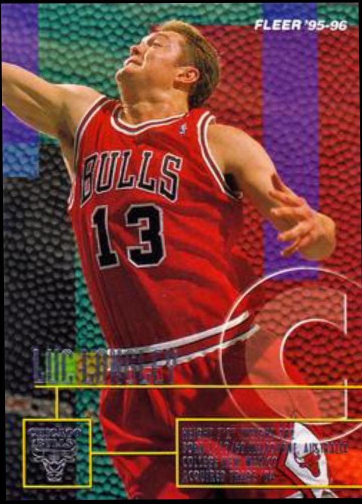 Luc Longley #212 Basketball Cards 1995 Fleer